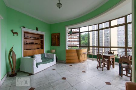 Sala de Estar de apartamento à venda com 4 quartos, 400m² em Flamengo, Rio de Janeiro
