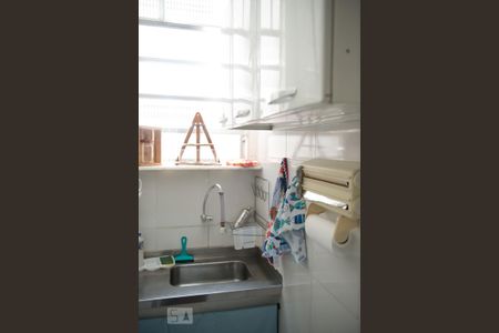 Cozinha de apartamento para alugar com 1 quarto, 38m² em Flamengo, Rio de Janeiro