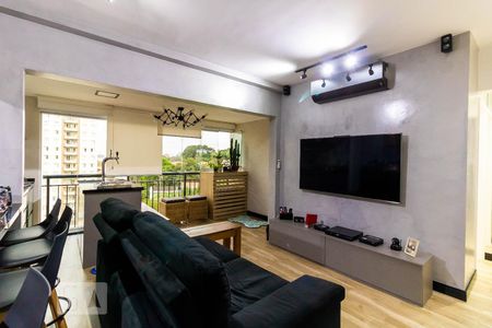 Sala de apartamento à venda com 2 quartos, 75m² em Jardim Leonor Mendes de Barros, São Paulo