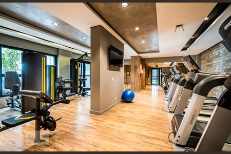 Studio para alugar com 21m², 1 quarto e sem vagaAcademia