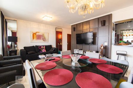 Sala de apartamento à venda com 3 quartos, 124m² em Rebouças, Curitiba