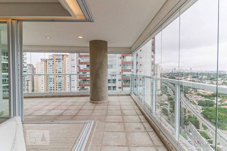 Varanda de apartamento para alugar com 3 quartos, 209m² em Campo Belo, São Paulo