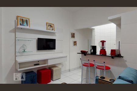 Sala de apartamento para alugar com 1 quarto, 40m² em Copacabana, Rio de Janeiro