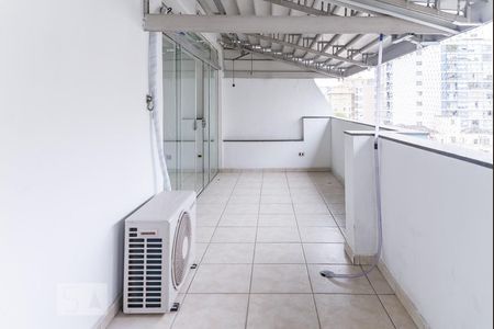 Varanda da Sala de apartamento à venda com 1 quarto, 76m² em Santa Cecília, São Paulo
