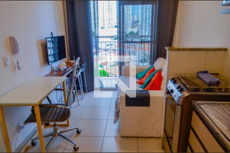 Sala de apartamento para alugar com 1 quarto, 29m² em Ferreira, São Paulo