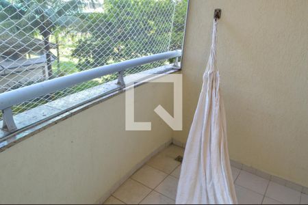 Varanda da Sala de apartamento à venda com 1 quarto, 52m² em Jacarepaguá, Rio de Janeiro