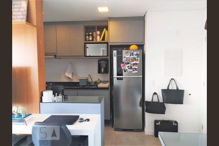 Cozinha de apartamento para alugar com 1 quarto, 43m² em Jardim da Gloria, São Paulo