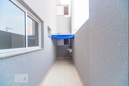Vista da Sala de apartamento à venda com 2 quartos, 54m² em Bangú, Santo André