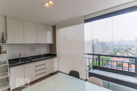Varanda de apartamento à venda com 1 quarto, 37m² em Vila Cordeiro, São Paulo