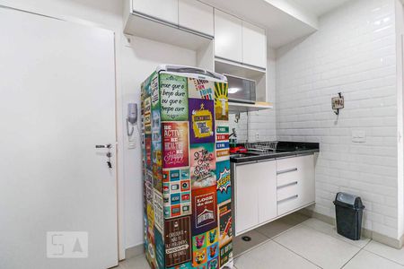 Cozinha de apartamento à venda com 1 quarto, 37m² em Vila Cordeiro, São Paulo