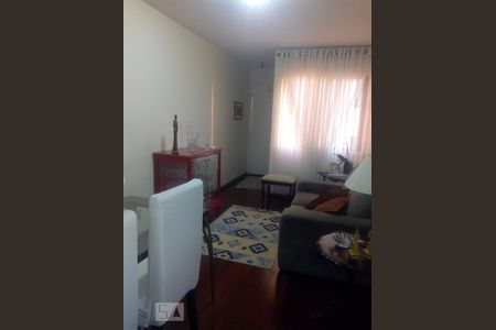 Sala de apartamento à venda com 2 quartos, 62m² em Vila Scarpelli, Santo André