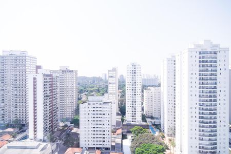 Varanda Integrada - Vista de apartamento para alugar com 1 quarto, 45m² em Santo Amaro, São Paulo