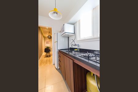 Cozinha de apartamento para alugar com 1 quarto, 45m² em Mont Serrat, Porto Alegre