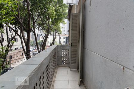 Sacada do Quarto 1 de apartamento para alugar com 2 quartos, 40m² em Bela Vista, São Paulo