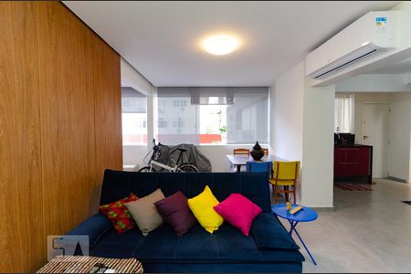 Sala de apartamento para alugar com 1 quarto, 76m² em Ipanema, Rio de Janeiro