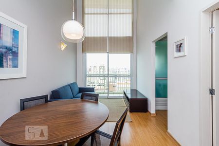 Sala de apartamento para alugar com 1 quarto, 52m² em Vila Nova Conceição, São Paulo