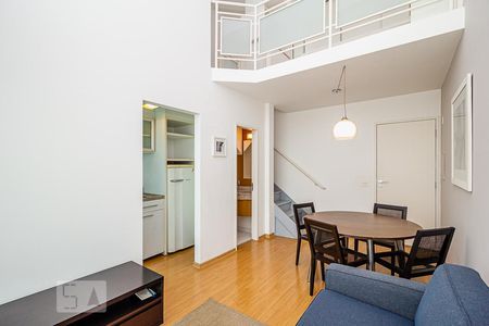 Sala de apartamento para alugar com 1 quarto, 52m² em Vila Nova Conceição, São Paulo