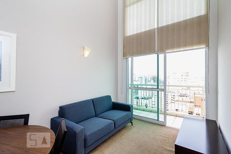 Sala de apartamento para alugar com 1 quarto, 52m² em Vila Nova Conceição, São Paulo