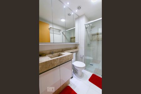 Banheiro de apartamento para alugar com 1 quarto, 46m² em Residencial Tagua Life Center - Taguatinga Sul , Brasília
