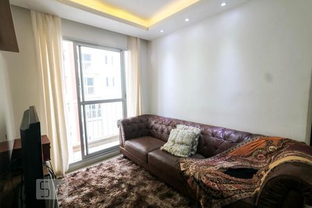 Sala  de apartamento à venda com 3 quartos, 70m² em Vila Homero Thon, Santo André