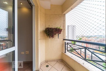 Varanda da Sala de apartamento à venda com 2 quartos, 55m² em Vila Leopoldina, Santo André