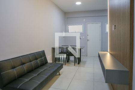 Sala de apartamento para alugar com 1 quarto, 32m² em Luz, São Paulo