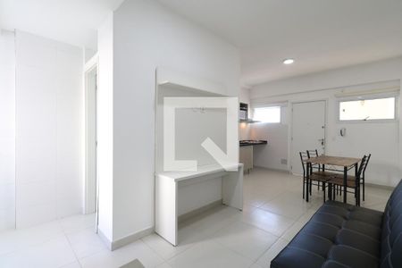 Sala/Cozinha de apartamento para alugar com 1 quarto, 35m² em Luz, São Paulo