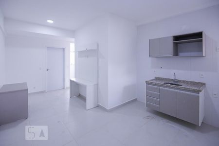 Sala e Cozinha de apartamento para alugar com 1 quarto, 35m² em Luz, São Paulo