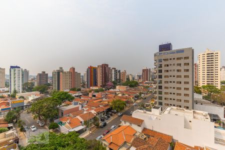 Vista da sacada de apartamento para alugar com 1 quarto, 59m² em Cambuí, Campinas
