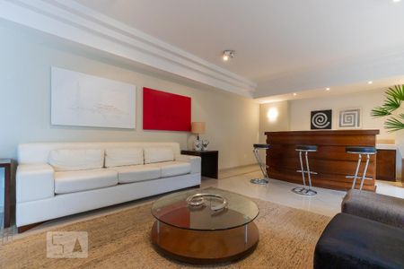 Área comum - Hall social de apartamento para alugar com 1 quarto, 59m² em Cambuí, Campinas
