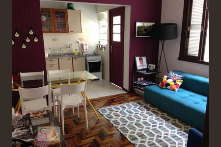 Sala de apartamento à venda com 1 quarto, 44m² em Jardim Floresta, Porto Alegre
