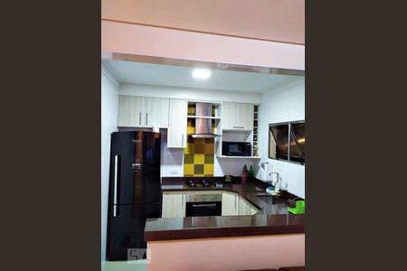Cozinha de apartamento à venda com 1 quarto, 39m² em Vila Nova Santa Luzia, São Bernardo do Campo