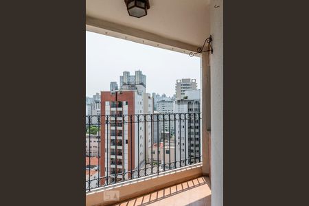 Varanda da Sala de apartamento para alugar com 4 quartos, 124m² em Pinheiros, São Paulo
