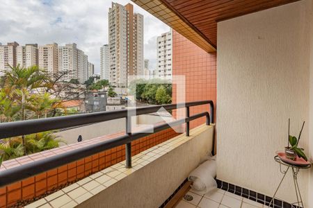 Varanda da Sala de apartamento à venda com 3 quartos, 86m² em Vila Gumercindo, São Paulo