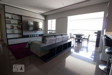 Sala de apartamento para alugar com 2 quartos, 128m² em Anhangabaú, Jundiaí
