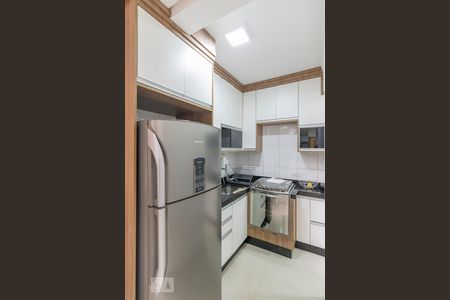 Cozinha de apartamento à venda com 2 quartos, 47m² em Vila Humaitá, Santo André
