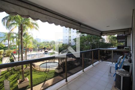 Varanda da Sala de apartamento à venda com 3 quartos, 117m² em Jacarepaguá, Rio de Janeiro