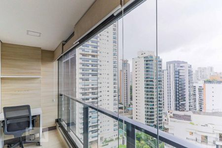 Studio para alugar com 37m², 1 quarto e 1 vaga Studio para alugar com 37m², 1 quarto e 1 vagaVaranda