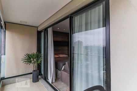 Varanda de kitnet/studio para alugar com 1 quarto, 37m² em Campo Belo, São Paulo