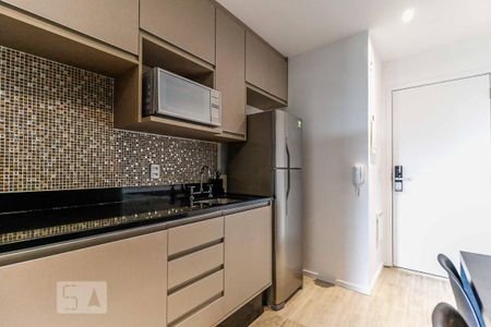Cozinha de kitnet/studio para alugar com 1 quarto, 37m² em Campo Belo, São Paulo