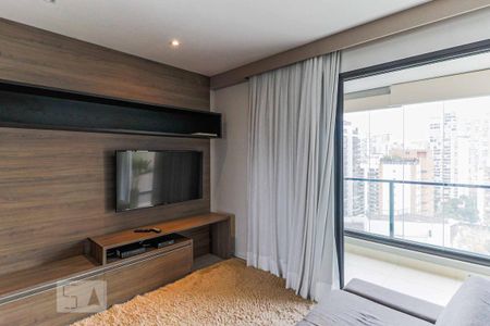 Sala de kitnet/studio para alugar com 1 quarto, 37m² em Campo Belo, São Paulo
