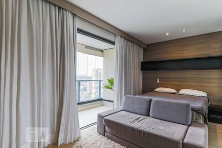 Sala de kitnet/studio para alugar com 1 quarto, 37m² em Campo Belo, São Paulo