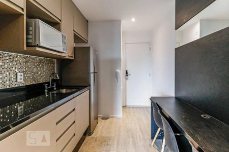 Cozinha de kitnet/studio para alugar com 1 quarto, 37m² em Campo Belo, São Paulo