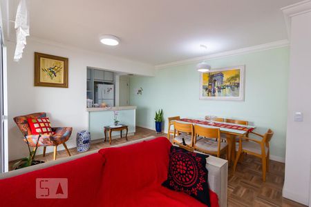 Sala de apartamento para alugar com 2 quartos, 68m² em Vila Valparaíso, Santo André