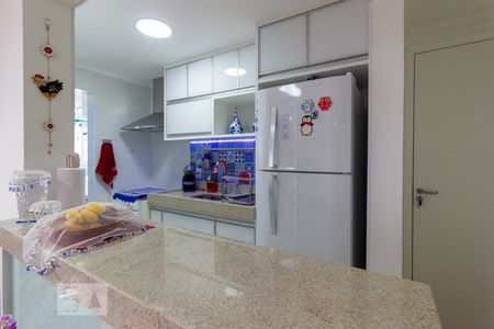 Cozinha de apartamento para alugar com 2 quartos, 68m² em Vila Valparaíso, Santo André