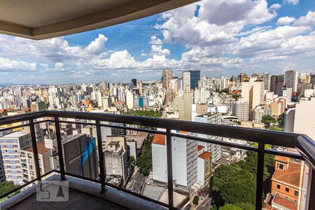 Varanda de apartamento para alugar com 1 quarto, 44m² em Higienópolis, São Paulo