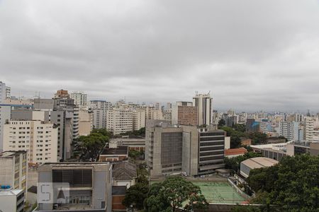 Vista do Quarto de apartamento para alugar com 1 quarto, 31m² em Consolação, São Paulo