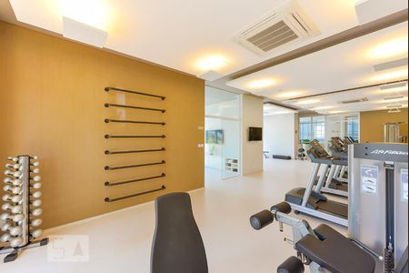 Apartamento para alugar com 34m², 1 quarto e 1 vaga Apartamento para alugar com 34m², 1 quarto e 1 vagaAcademia