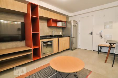 Studio para alugar com 52m², 1 quarto e 2 vagas Studio para alugar com 52m², 1 quarto e 2 vagasCozinha