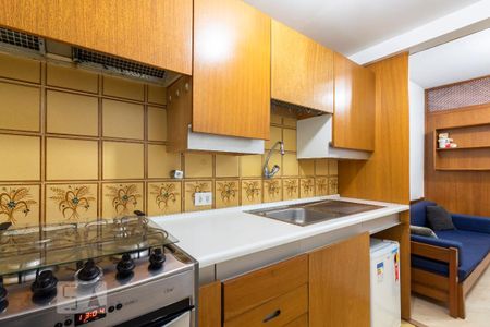 Cozinha de kitnet/studio para alugar com 1 quarto, 30m² em Jardim Paulista, São Paulo